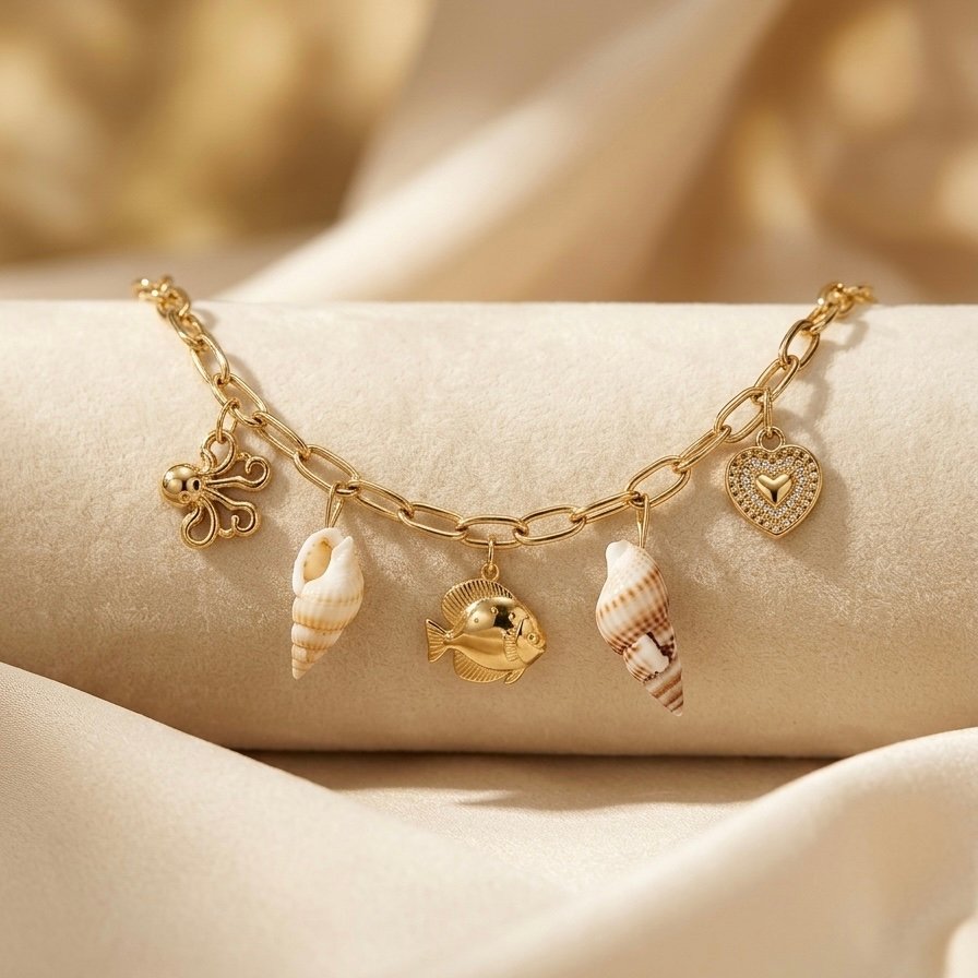 Ocean Tale Charm Bracelet