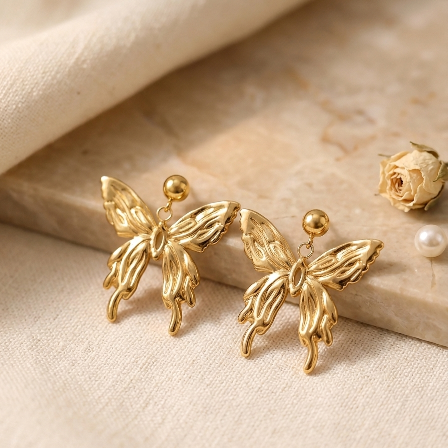 Midnight Flutter Earrings